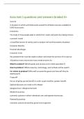 Econ test 1 questions and answers Graded A&plus;