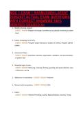 MDC 1 EXAM 1 RASMUSSEN LATEST&NewLine;2026&sol;2027 ACTUAL EXAM QUESTIONS&NewLine;WITH CORRECT ANSWERS 100&percnt;&NewLine;VERIFIED GRADED A&plus;