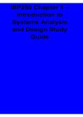 ISP250 Chapter 1 Introduction to Systems Analysis and Design Study Guide 2025&sol; 2026
