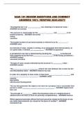 IAAO 101 REVIEW QUESTIONS AND CORRECT ANSWERS 100&percnt; VERIFIED 2026-2027&excl;&excl;