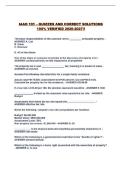 IAAO 101 &ndash; QUIZZES AND CORRECT SOLUTIONS 100&percnt; VERIFIED 2026-2027&excl;&excl;
