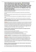 Property & Casualty Insurance License Exam Prep &ndash; Real Practice Questions&comma; Answers & Detailed Rationales &lpar;Updated 2026&rpar;  &vert; Property & Liability Insurance Coverage&comma; Insurance Policies & Contracts&comma; Risk Management Principles&comma; Claims Investigation & Settleme