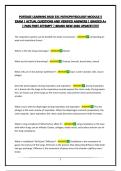 PORTAGE LEARNING BIOD 331 PATHOPHYSIOLOGY MODULE 5 EXAM &vert; ACTUAL QUESTIONS AND VERIFIED ANSWERS &vert; GRADED A&plus; &vert; PASS FIRST ATTEMPT &vert; BRAND NEW 2026 UPDATE&excl;&excl;&excl;&excl;&excl;&excl;&excl;