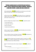 PORTAGE LEARNING BIOD 331 PATHOPHYSIOLOGY MODULE 1 EXAM &vert; ACTUAL QUESTIONS AND VERIFIED ANSWERS &vert; GRADED A&plus; &vert; PASS FIRST ATTEMPT &vert; BRAND NEW 2026 UPDATE&excl;&excl;&excl;&excl;&excl;&excl;&excl;