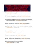 CCI exam LATEST QUESTIONS WITH&NewLine;CORRECT DETAILED ANSWERS&NewLine;2025&sol;2026 WITH RATIONALES&NewLine;ALREADY GRADED A&plus; &lpar;16pages