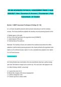 NR 509 ADVANCED PHYSICAL ASSESSMENT WEEK 2 QUIZ 2026&sol;2027 &vert; New &vert; Questions & Answers &vert; Chamberlain &vert; Pass Guaranteed - A&plus; Graded&NewLine;&NewLine;