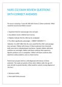 NURS 232 EXAM REVIEW QUESTIONS WITH CORRECT ANSWERS 