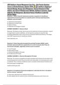 D515 Healthcare Financial Management Exam Prep &ndash; Real Practice Questions&comma; Answers & Detailed Rationales &lpar;Updated 2026&rpar;  &vert; Healthcare Budgeting & Financial Planning&comma; Revenue Cycle Management&comma; Financial Statements & Ratio Analysis&comma; Cost Control & Reimbursem