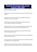 Business Economics with correct answers 100&percnt; 2026