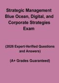 Strategic Management&colon; Blue Ocean&comma; Digital&comma; and Corporate Strategies &ndash; Complete Study Guide 2026