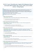 NSG554&sol; NSG 554 Exam 4 &lpar;Latest 2026&sol;2027 Update&rpar; &vert; Complete Exam Questions with Verified Answers and Detailed Rationales &vert; Thyroid Disorders&comma; Vaginitis&comma; Bacterial Vaginosis&comma; Trichomoniasis&comma; Vulvovaginal  &vert; Wilkes University