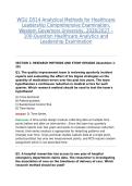 WGU D514 ANALYTICAL METHODS FOR HEALTHCARE LEADERSHIP COMPREHENSIVE EXAMINATION&comma; WESTERN GOVERNORS UNIVERSITY&comma; 2026&sol;2027 &ndash; 100-QUESTION HEALTHCARE ANALYTICS AND LEADERSHIP EXAMINATION