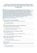 NSG554&sol; NSG 554 Exam 2 &lpar;Latest 2026&sol;2027 Update&rpar; &vert; Complete Exam Questions with Verified Answers and Detailed Rationales &vert; Dermatology&comma; Burns&comma; Skin Conditions&comma; Herpes Zoster&comma; Atopic Dermatitis&comma; Seborrheic Dermatitis  &vert; A&plus; Graded