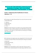 ESS 101 B LAB 5 QUIZ 2026&sol;2027 &vert; Sedimentary Rocks &vert; Introduction to Geology &vert; 100&percnt; Correct Solved &vert; University of Washington &vert; Pass Guaranteed - A&plus; Graded&NewLine;&NewLine;