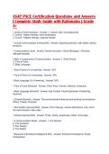 ASAP PACE Certification Questions and Answers&NewLine;&vert; Complete Study Guide with Rationales &vert; Grade&NewLine;A&plus;&NewLine;