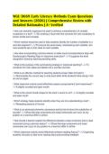 WGU D669 Early Literacy Methods Exam Questions&NewLine;and Answers &lpar;2026&rpar; &vert; Comprehensive Review with&NewLine;Detailed Rationales &vert; A&plus; Verified