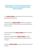 Ornamental and Turf Pest Control Exam Newest &NewLine;2026 Questions and Correct Detailed Answers &NewLine;Already Graded A&plus; 
