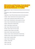 WGU Anatomy and Physiology 1 Exam Questions&NewLine;and Answers &lpar;2026&rpar; &vert; Comprehensive Review&NewLine;with Detailed Rationales &vert; A&plus; Verified