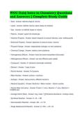 WGU D425 Intro to Chemistry Questions&NewLine;and Answers &vert; Complete Study Guide