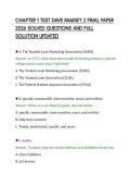 CHAPTER 15 AND 16 LEIFER INTRODUCTION&NewLine;TO MATERNITY AND PEDIATRIC NURSING&NewLine;FINAL PAPER 2026 SOLVED QUESTIONS AND&NewLine;FULL SOLUTION UPDATED&NewLine;