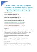 NUR417 &sol; NUR 417 Final Exam Care of Adult II Concordia St&period; Paul Actual Exam 2026&sol;2027 &vert; Complete Exam-Style Questions &vert; 100&percnt; Verified &ndash; Detailed Rationales &ndash; Pass Guaranteed &ndash; A&plus; Graded&NewLine;&NewLine;