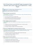 NSG233&sol; NSG 233 Med Surg 3 Exam 2 &lpar;Latest 2026&sol;2027 Update&rpar; &vert; Traumatic Brain Injury&comma; Spinal Cord Injury&comma; Neurogenic Shock&comma; Autonomic Dysreflexia&comma; Increased ICP&comma; DIC&comma; Cardiac Tamponade&comma; Aortic Aneurysm &vert; Complete Q&A with Verified Answers and Detailed Rat
