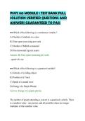 PHYS 165 MODULE 1 TEST BANK FULL&NewLine;SOLUTION VERIFIED QUESTIONS AND&NewLine;ANSWERS GUARANTEED TO PASS