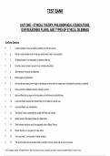 Test Bank - Business Ethics&colon; Case Studies and Selected Readings&comma; 10th Edition &lpar;Marianne Jennings&comma; 2023&rpar; Chapter 1-9 &vert; All Chapters