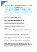 BSN 246 HESI Health Assessment Package Deal Actual Exam 2026&sol;2027 &ndash; 100&percnt; Verified &vert; Detailed Rationales &ndash; Pass Guaranteed &ndash; A&plus; Graded 