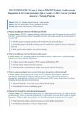 NSG223&sol; NSG 223 Med Surg 2 Exam 1 &lpar;Latest 2026&sol;2027 Update&rpar; &vert; Cardiovascular Diagnostics&comma; ECG Interpretation&comma; Stress Testing&comma; Cardiac Catheterization&comma; Hemodynamic Monitoring&comma; 12-Lead Placement &vert; Complete Q&A with Verified Answers and Detailed Rationales &vert;