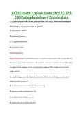 NR283 Exam 2 V1 V2 & V3 &vert; NR 283 Pathophysiology &vert; Chamberlain &vert; Complete Exam Bundle with Detailed Verified Answers
