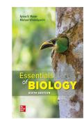 TEST BANK FOR Essentials of Biology 6th Edition by Sylvia S&period; Mader&comma; Michael Windelspecht ISBN&colon; 978-1260087321 COMPLETE GUIDE ALL CHAPTERS COVERED 100&percnt; VERIFIED A&plus; GRADE ASSURED&excl;&excl;&excl;&excl;NEW LATEST UPDATE&excl;&excl;&excl;&excl;
