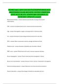 NURS 6501 &ndash; Advanced Pathophysiology Midterm Exam Study Guide &ndash; Quizlet Review Notes
