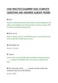 CHIA PRACTICE EXAMPREP 2026 COMPLETE&NewLine;QUESTIONS AND ANSWERS ALREADY PASSED&NewLine;