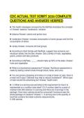 CDC ACTUAL TEST SCRIPT 2026 COMPLETE QUESTIONS AND ANSWERS VERIFIED&period;pdf&NewLine;&NewLine;