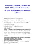 COG170 COGITO FUNDAMENTALS EXAM LATEST 2026&sol;2027 ACTUAL EXAM &vert; Complete Real Exam Questions and Correct Detailed Answers &ndash; Pass Guaranteed - A&plus; Graded