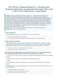 NSG 123&sol; NSG123 Exam 3 &ndash; Coping and Perinatal Loss &ndash; Grief&comma; Bereavement&comma; Therapeutic Communication&comma; Age &vert; Herzing &lpar;Latest 2026&sol;2027 Updates COMPREHENSIVE EXAM STUDY GUIDE WITH COMPLETE SOLUTIONS&rpar; 100&percnt; Verified Q&A &vert; Grade A&NewLine;&NewLine;