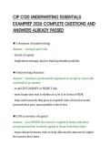 CIP C120 UNDERWRITING ESSENTIALS&NewLine;EXAMPREP 2026 COMPLETE QUESTIONS AND&NewLine;ANSWERS ALREADY PASSED
