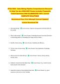 DTSA 5504 - Data Mining Pipeline Comprehensive Resource &NewLine;To Help You Ace 2026-2027 Exams Includes Frequently &NewLine;Tested Questions With ELABORATED 100&percnt; Correct &NewLine;COMPLETE SOLUTIONS &NewLine;Guaranteed Pass First Attempt&excl;&excl; Current Update&excl;&excl; &NewLine;Instant Download Pdf