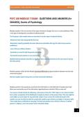 PSYC 140 MODULE 7 EXAM - QUESTIONS AND ANSWERS &lpar;A&plus; GRADED&rpar;&comma; Exams of Psychology