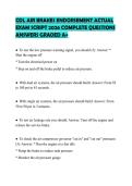 CDL AIR BRAKES ENDORSEMENT ACTUAL&NewLine;EXAM SCRIPT 2026 COMPLETE QUESTIONS&NewLine;ANSWERS GRADED A&plus;