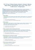 NSG123&sol; NSG 123 Med Surg Exam 4 &lpar;Latest 2026&sol;2027 Update&rpar; &vert; Complete Exam Questions with Verified Answers and Detailed Rationales &vert; Delirium&comma; Dementia&comma; Alzheimer's&comma; Parkinson's&comma; Migraines&comma; Epilepsy&comma; Diabetes&comma; Thyroid &vert; A&plus; Graded &vert; Herzing Un