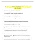 Mass oil burner &sol; NFPA 31 & NORA Questions and Answers &NewLine;&lpar;100&percnt; CORRECT&rpar; 