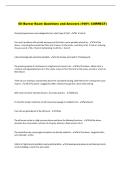 Oil Burner Exam Questions and Answers &lpar;100&percnt; CORRECT&rpar;