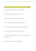 Oil Burner Exam Questions and Answers &lpar;100&percnt; CORRECT&rpar;