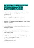 CDL AIR BRAKES ENDORSEMENT FINAL&NewLine;REVIEW MANUAL 2026 TESTED&NewLine;QUESTIONS CORRECT ANSWERS