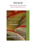 Introductory Chemistry&colon; A Foundation&comma; 7th Edition &mdash; by Steven S&period; Zumdahl&comma; James F&period; Hall&comma; Donald J&period; DeCoste  &mdash; Complete Test Bank &lpar;Ch&period; 1-19&rpar;