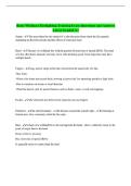 Basic Wildland Firefighting Training Exam Questions and Answers Latest Graded A&plus;