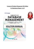 Concepts of Database Management &lpar;PDF&rpar; &vert; &lpar;2026&rpar; Database Solutions &vert; Chapters 1-9