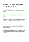 NGWA ACTUAL PAPER 2026 VERIFIED&NewLine;SOLUTIONS GRADED A&plus;